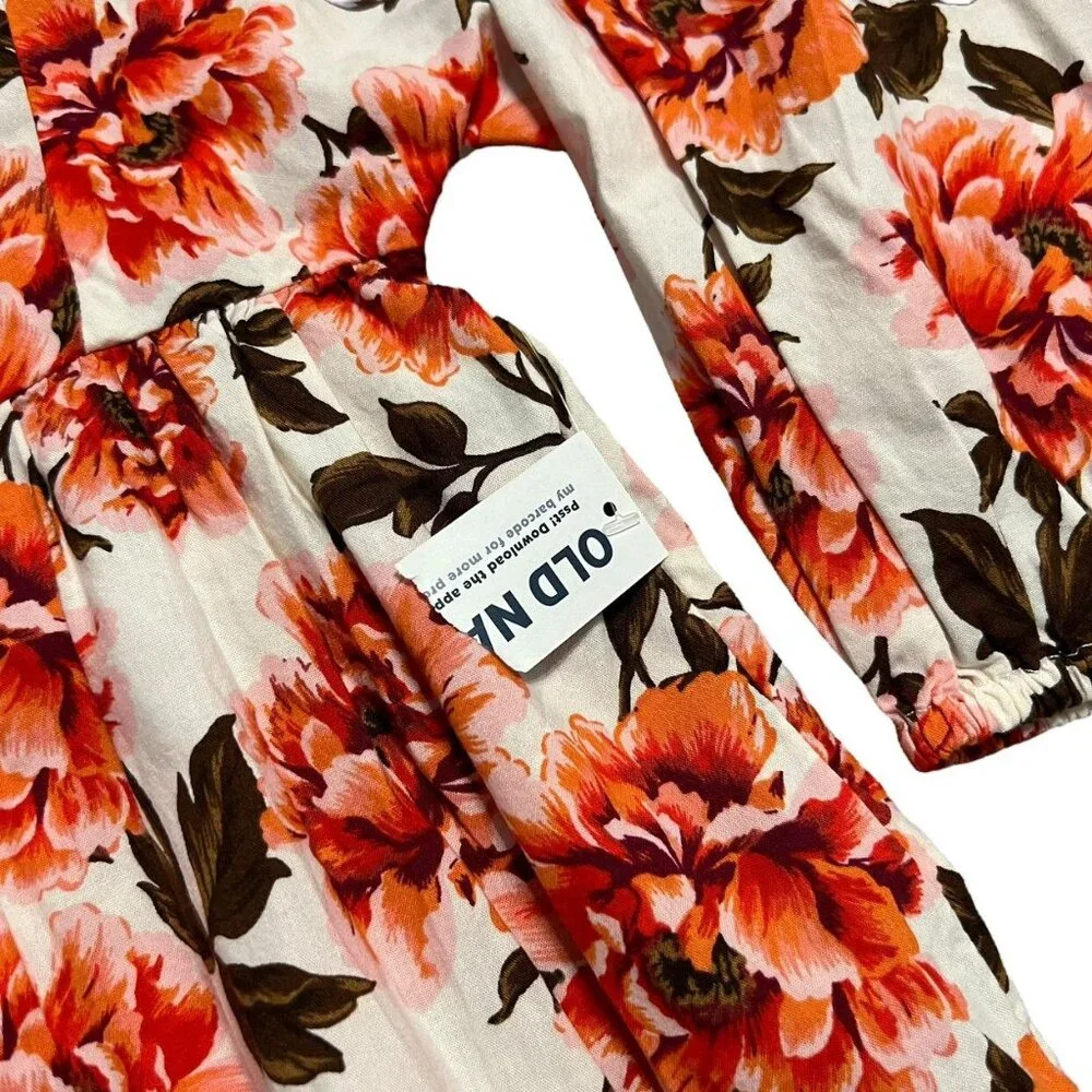 NEW Old Navy Sz L (10-12Y) Floral Swing Dress